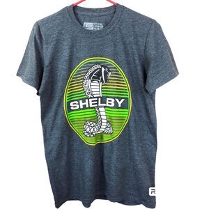 Carroll Shelby Mustang Short Sleeve Frontside Big Logo Graphic Tee Small